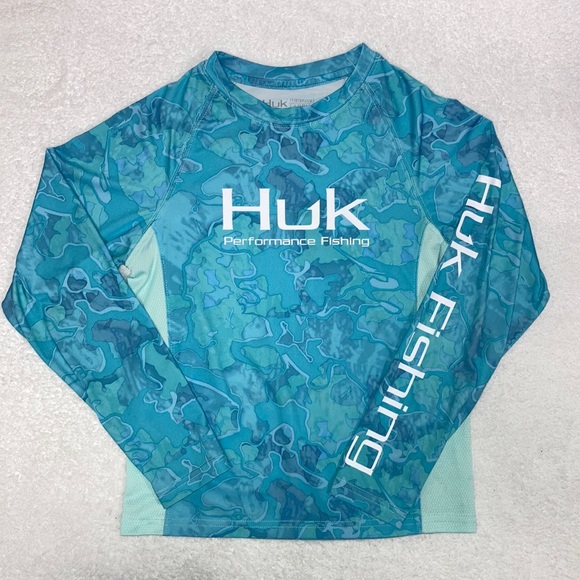 Huk Other - Girls huk performance fishing long sleeve 50+ upf size youth small